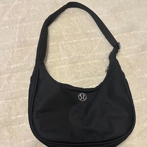 lululemon athletica Classic Black Shoulder Bag